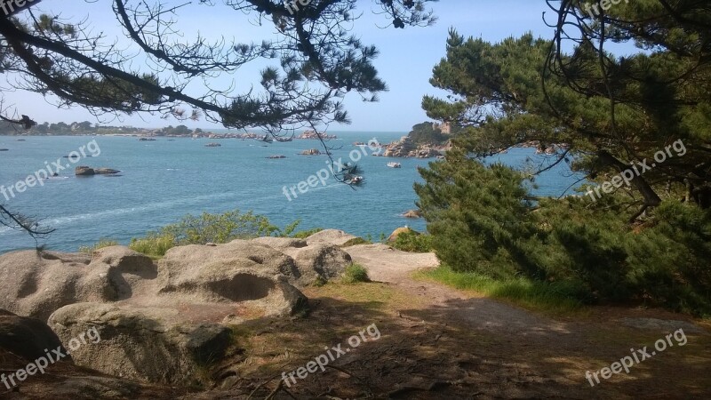 Landscape Sea Coast Sky France