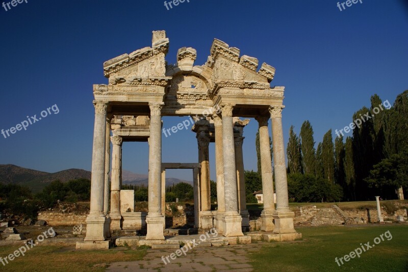 Aphrodisias Turkey Temple Of Aphrodite Ancient Archaeology