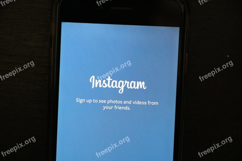 Instagram Iphone Social Smartphone Mobile