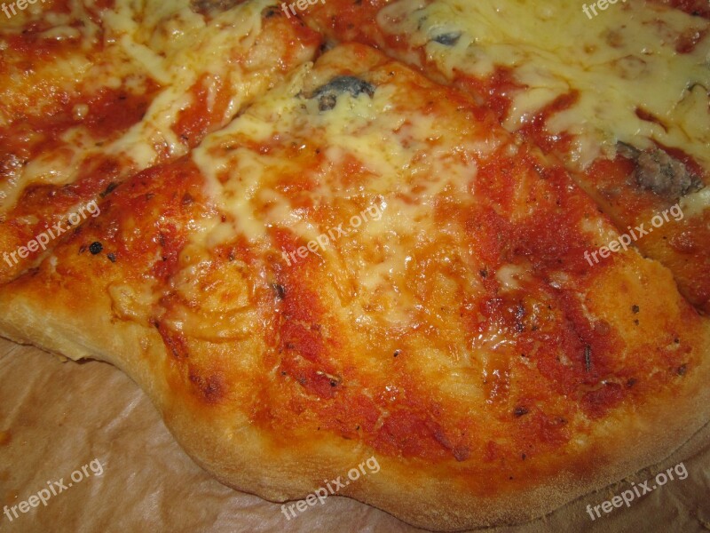 Pizza Bake Eat Food Delicious