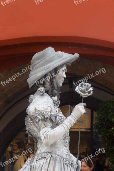 Innsbruck Street Artists Silver Lady Free Photos