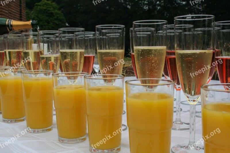 Wedding Glasses Buffet Free Photos