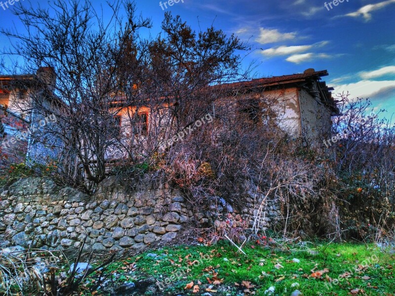 Home Ruin Nature Open Air Sky