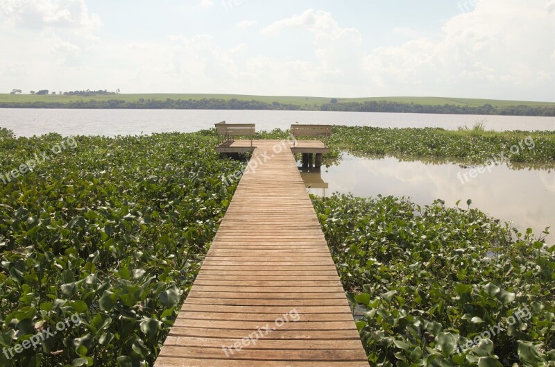 Anchoring Brazil Boat Water Horizon