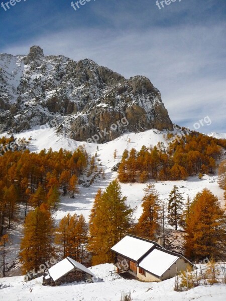 Alps Mountain Chalet Nature Landscape