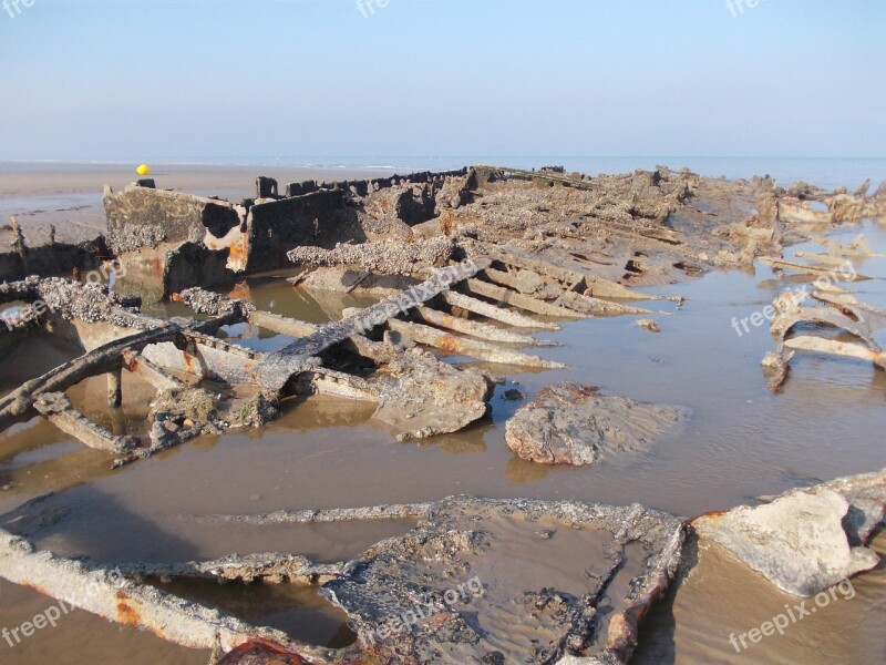 Wreck Boat Ship Heritage Beach