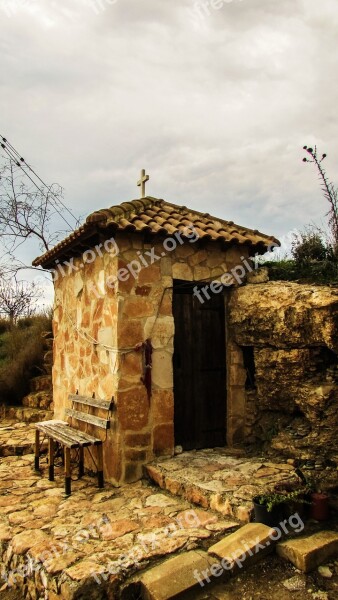 Cyprus Ormidhia Cave Chapel Free Photos