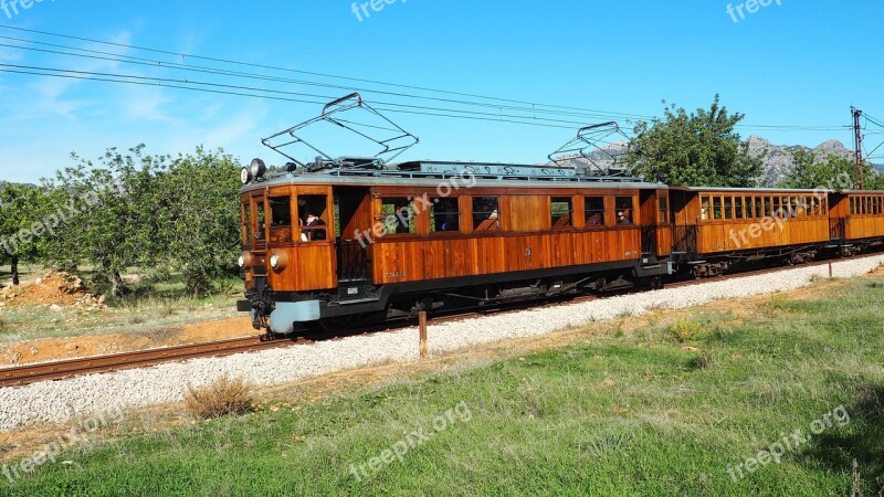 Railway Sóller Mallorca Free Photos