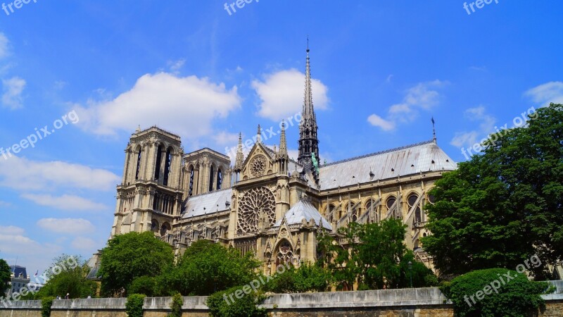 Paris France Notre Dame De Paris Travel Architecture