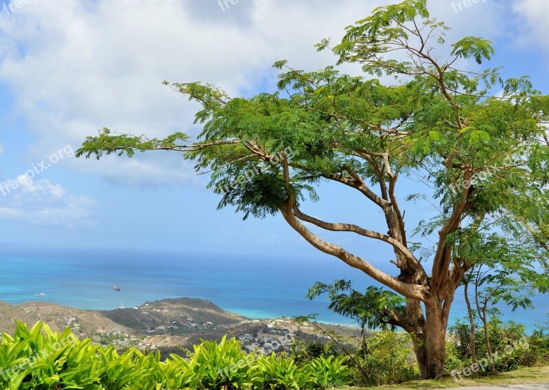 Island Paradise Panorama Sea Holiday