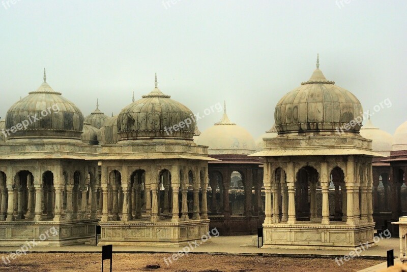 India Rajastan Jaisalmer Cenotaphs Tombs