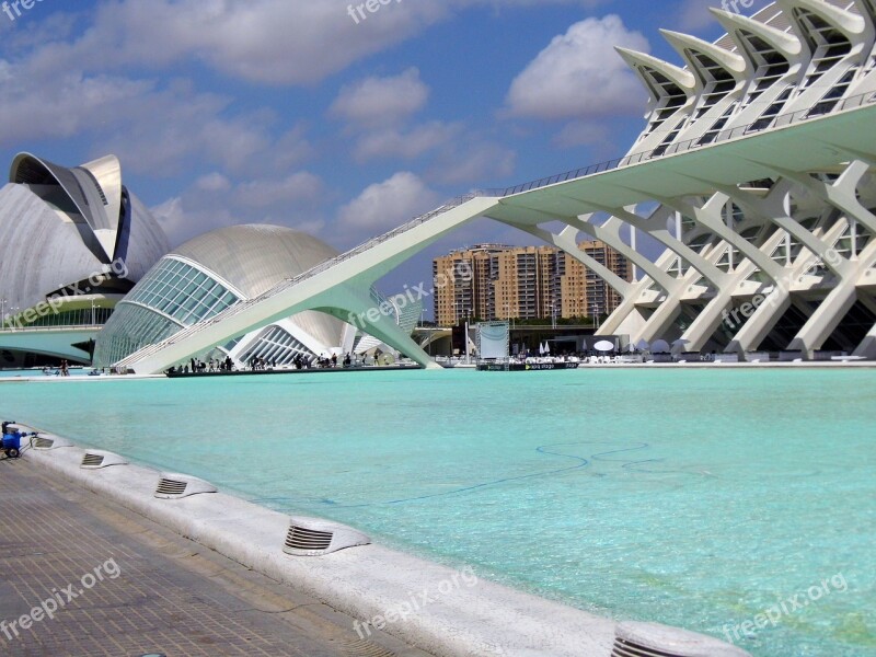 Valencia España Ciudad De Las Ciencias Free Photos