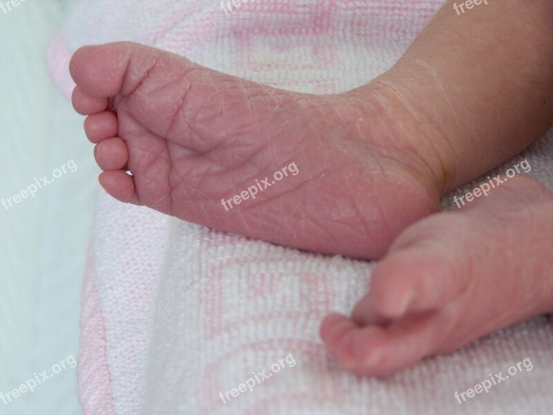 Feet Baby Skin Birth Child