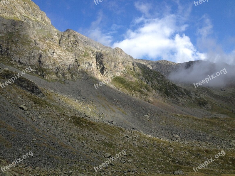 Mountain Summit Nature Landscape Rock