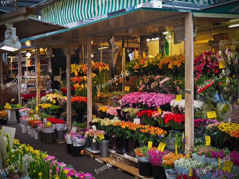 Market Flowers Farmers Local Market Flowers Was Flower Trade