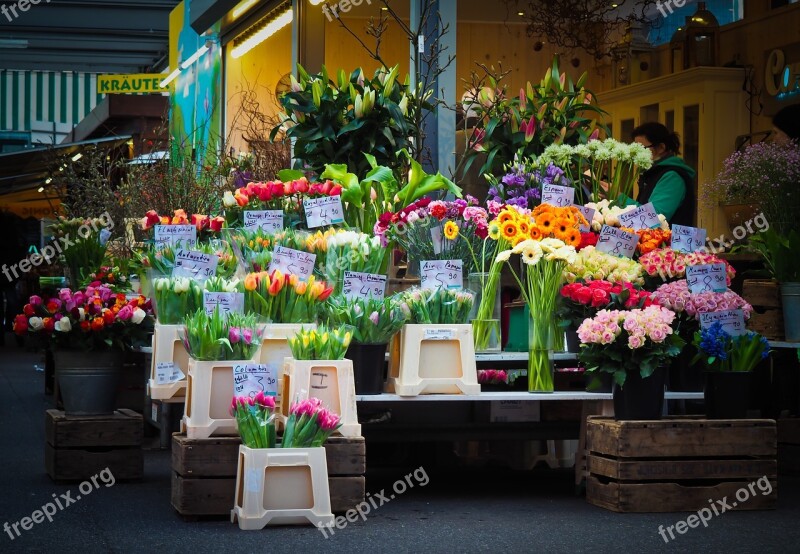 Market Flowers Farmers Local Market Flowers Was Flower Trade