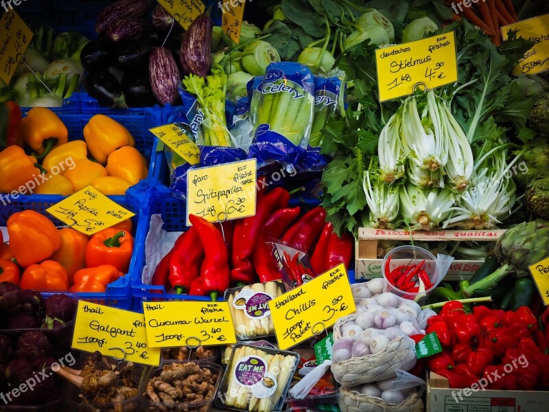 Market Market Stall Sale Eat Fresh