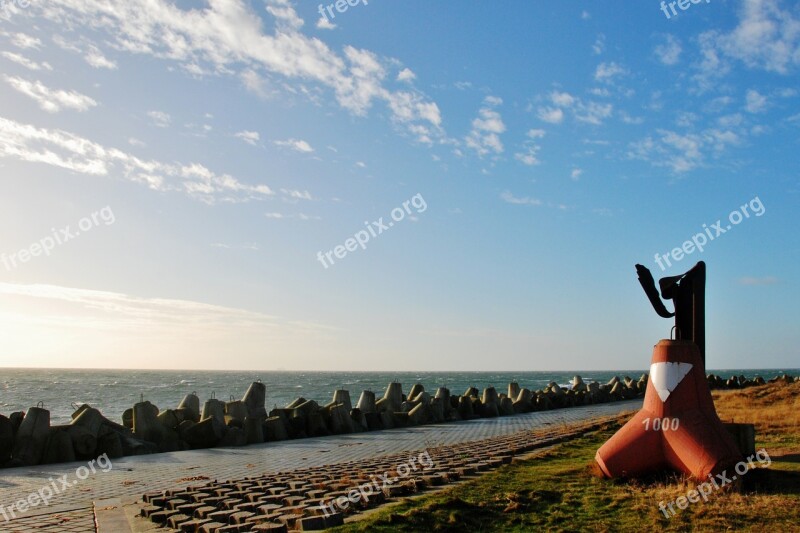 Helgoland Tetrahedron Beach Sky Sea