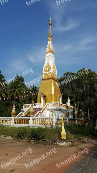 Pagoda Measure Thailand Temple Thailand Art