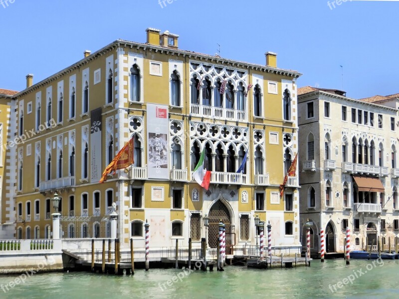 Italy Venice Grand Canal Palace Ca 'd'oro