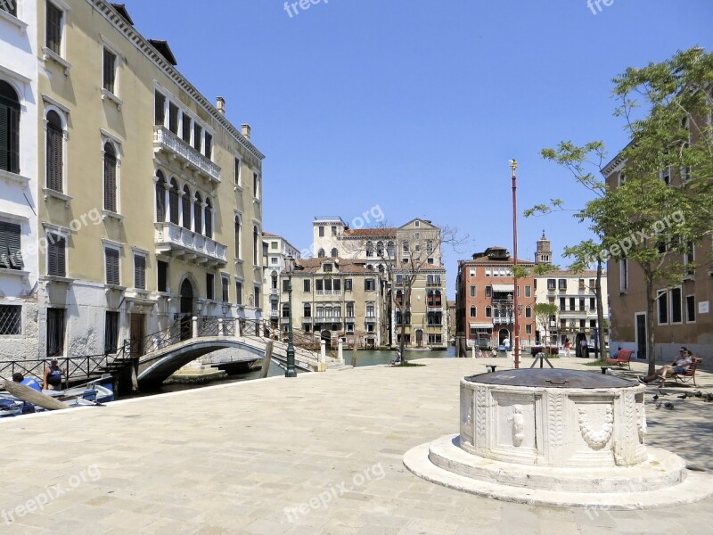 Italy Venice Place Bridge Wells