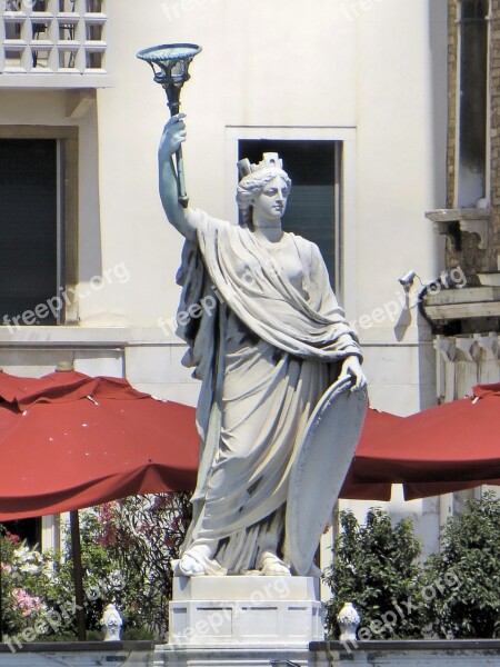 Italy Venice Statue Sculpture City