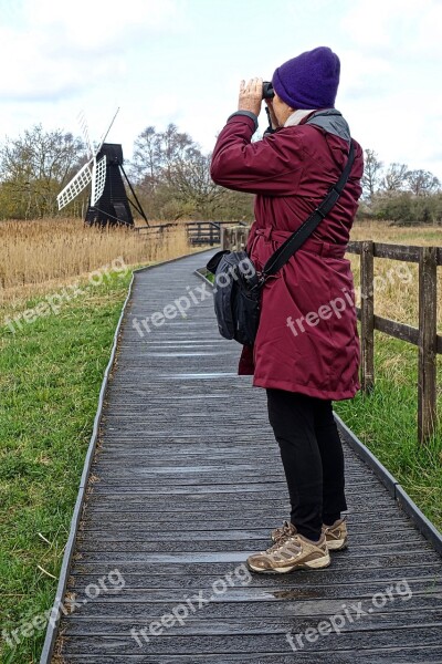 Watching Looking Binoculars Bird Watching Discovery