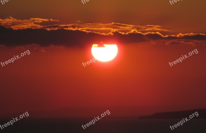 Cyprus Ayia Napa Sunset Sun Free Photos