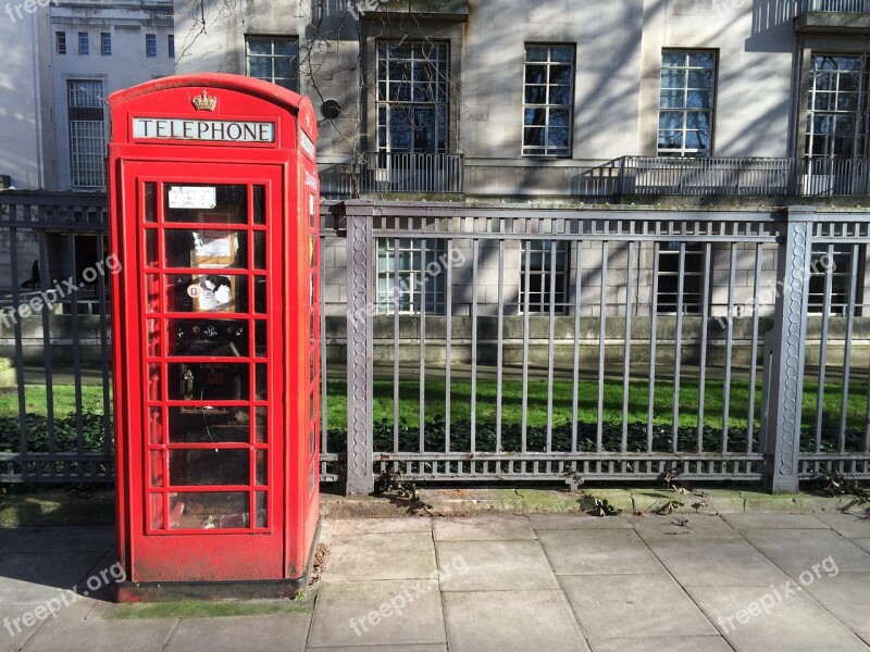 London Phone Box British English City