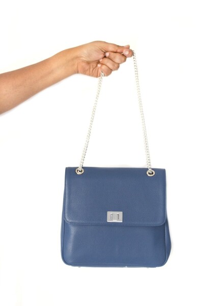 Blue Bag Leather Fashion Brand