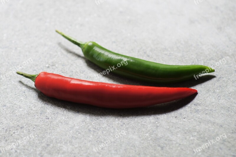 Paprika Red Green Acute Eating