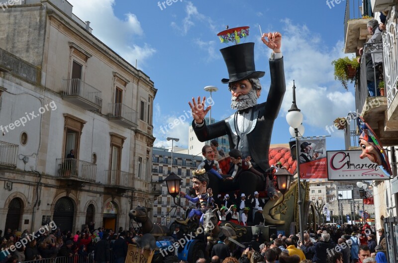 Puglia Carnival Putignano Conductor Magician