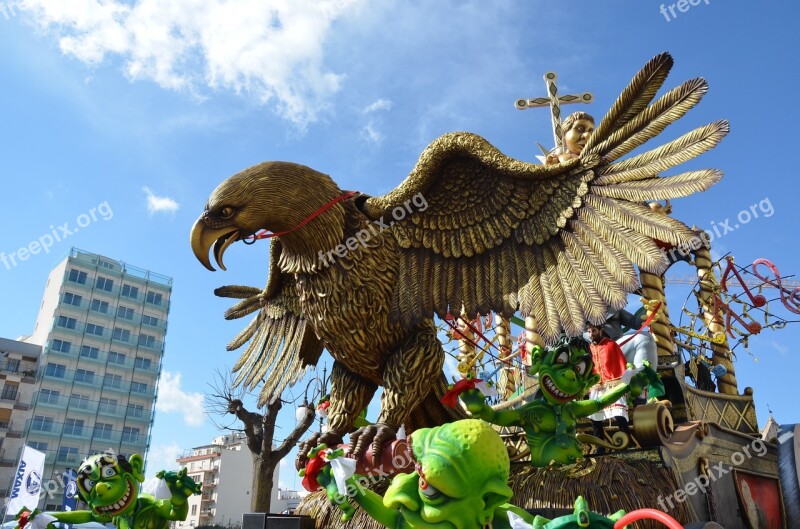 Puglia Carnival Putignano Aquila Bird