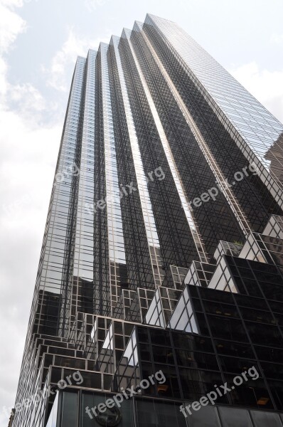 New York City Bulding View Aerial