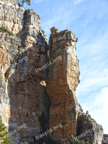 Needle Rock Rock Column Limestone Siurana Free Photos