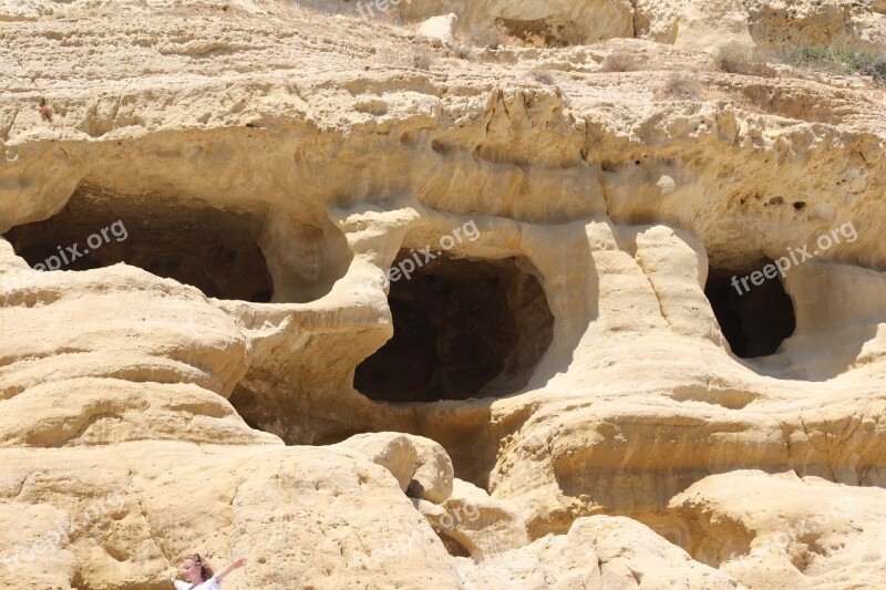 Matala Catacombs Crete Free Photos