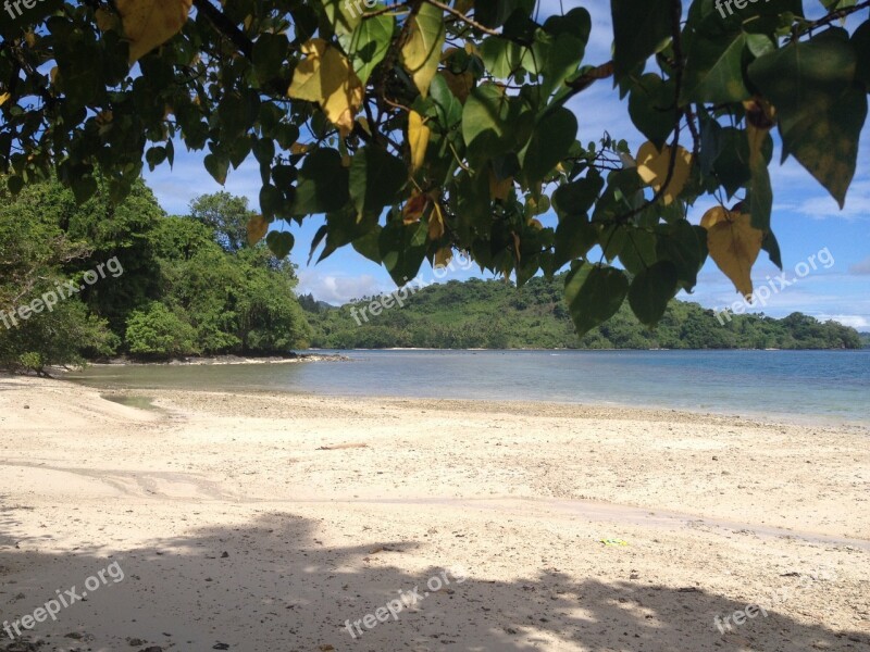 Beach Fiji Tropical Water Vacation