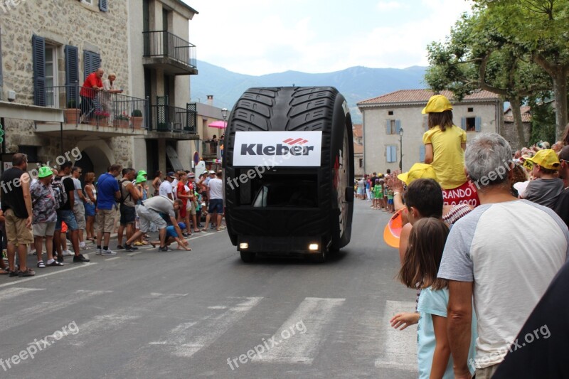 Tour De France Cycling Jaujac Free Photos