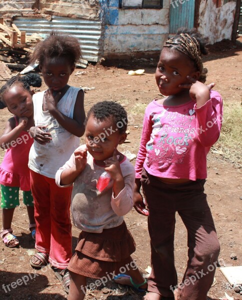 Kliptown Soweto South Africa African Kids