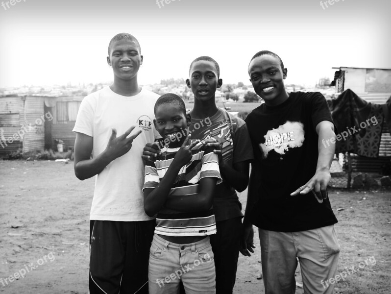 Kliptown Soweto South Africa African Kids