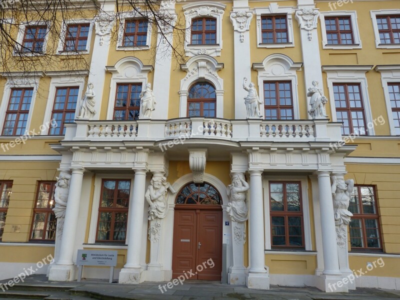 Magdeburg Art Nouveau Facade Architecture Building