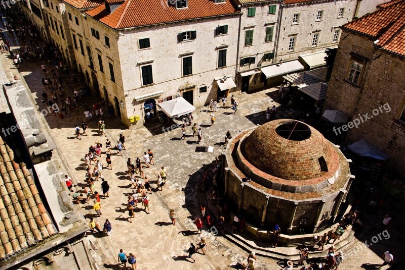 Croatia Dubrovnik Summer Europe Tourism