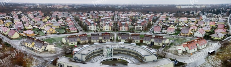 Wiederitzsch Leipzig Panorama Aerial View Drone