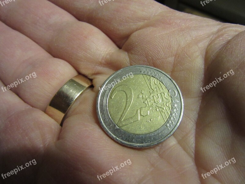 Child Benefit Increase 2 Euro Money Coin Euro