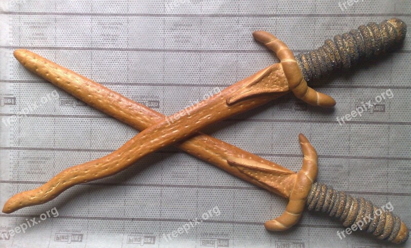 Swords Semmelteig Shape Pastry Edible Decor