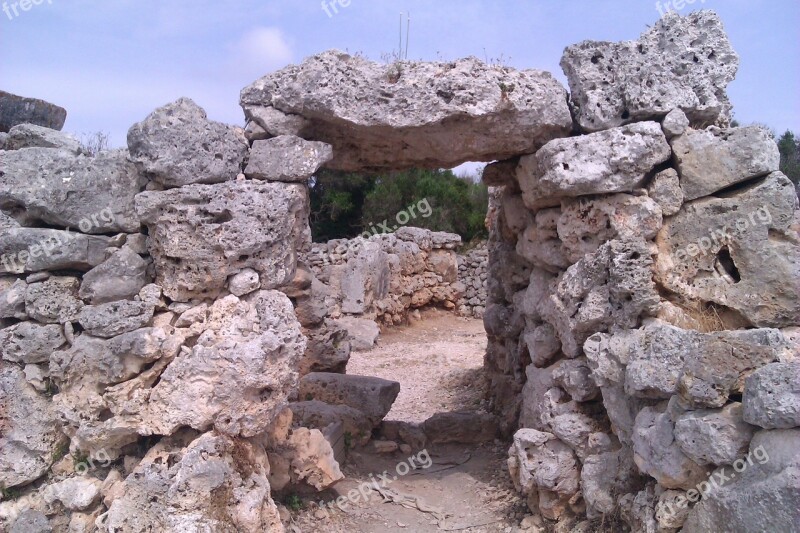 Archaeology Door Wall History Minorca