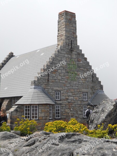 On Table Mountain House On Table Mountain South Africa Cape Town Free Photos