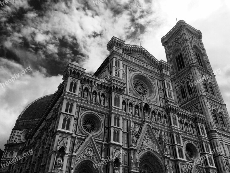 Europe Italy Firenze Church Black