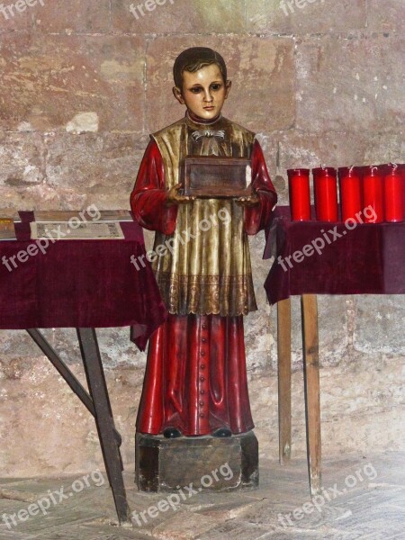 Altar Boy Alms Church Statue Piggy Bank