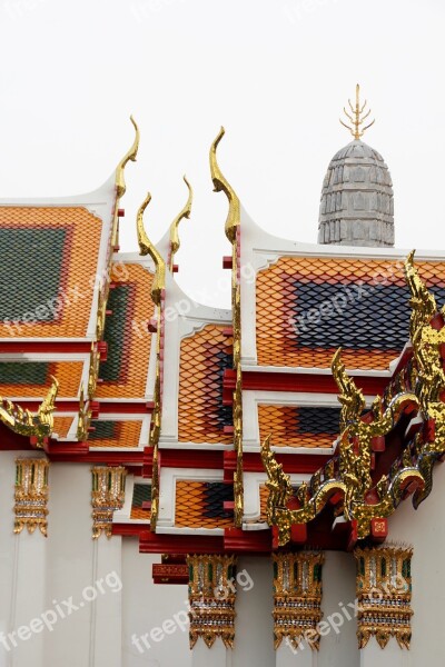 Temple Roof Pagoda Architecture Palace